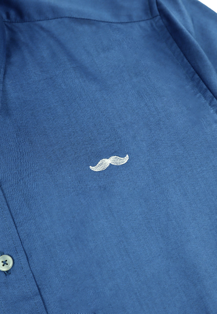 PRIVATE STITCH Signature Moustache Easy Fit Shirt