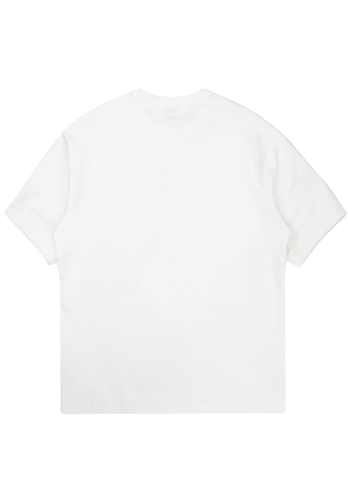 PSG By PRIVATE STITCH Pure White Oversized Tee