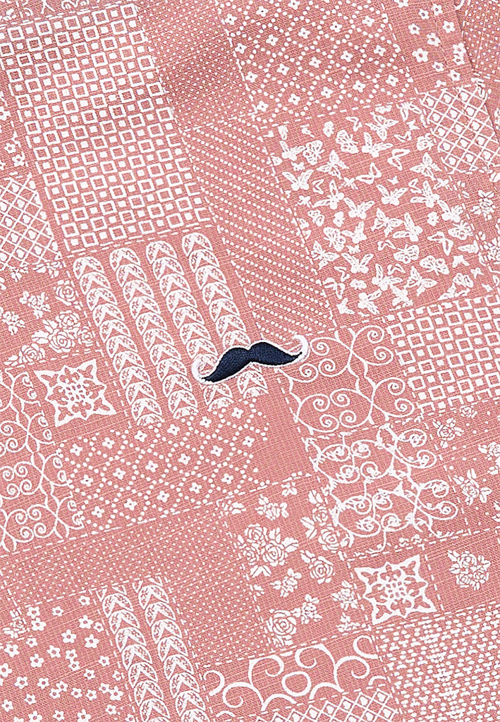 PRIVATE STITCH Signature Moustache Peachy Lux Shirt