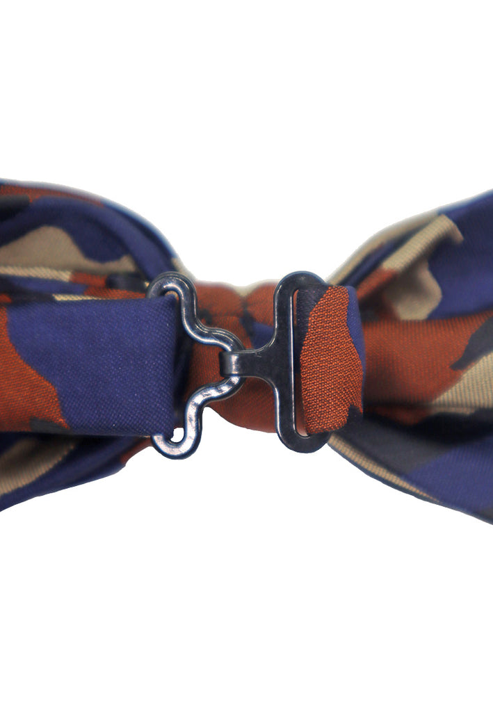 Private Stitch Pre-tied Bow Tie - Camo Brown