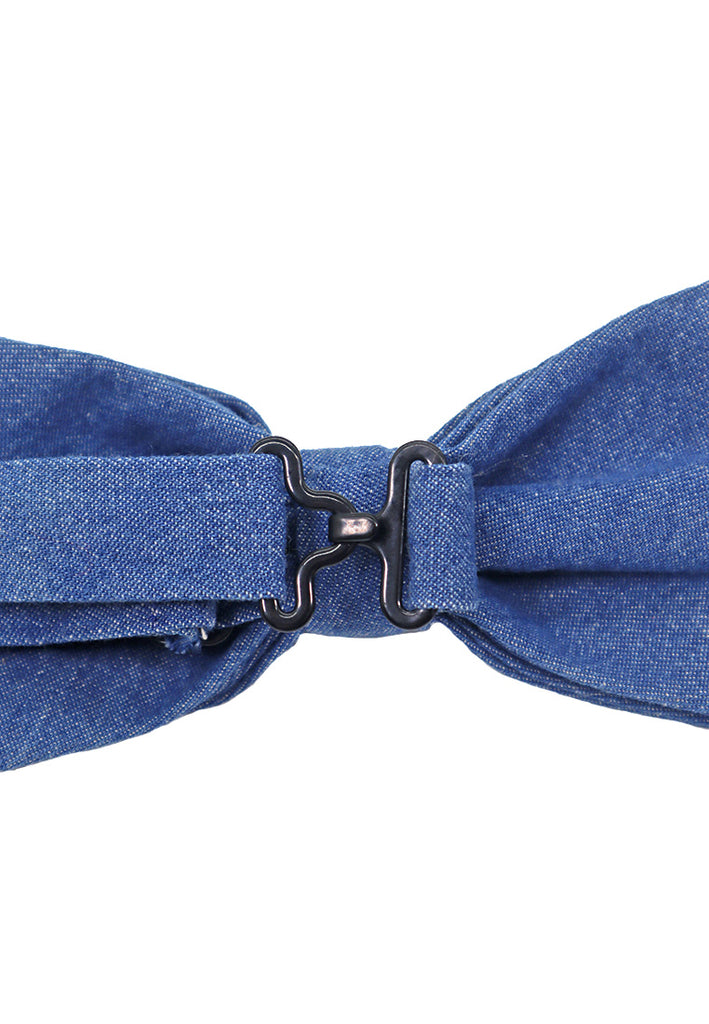 Private Stitch Pre-tied Bow Tie - Lt Blue