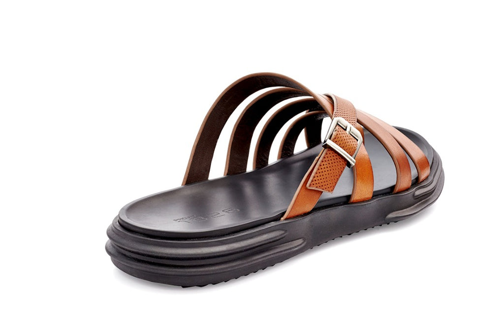 Anson Leather Sandals Brown