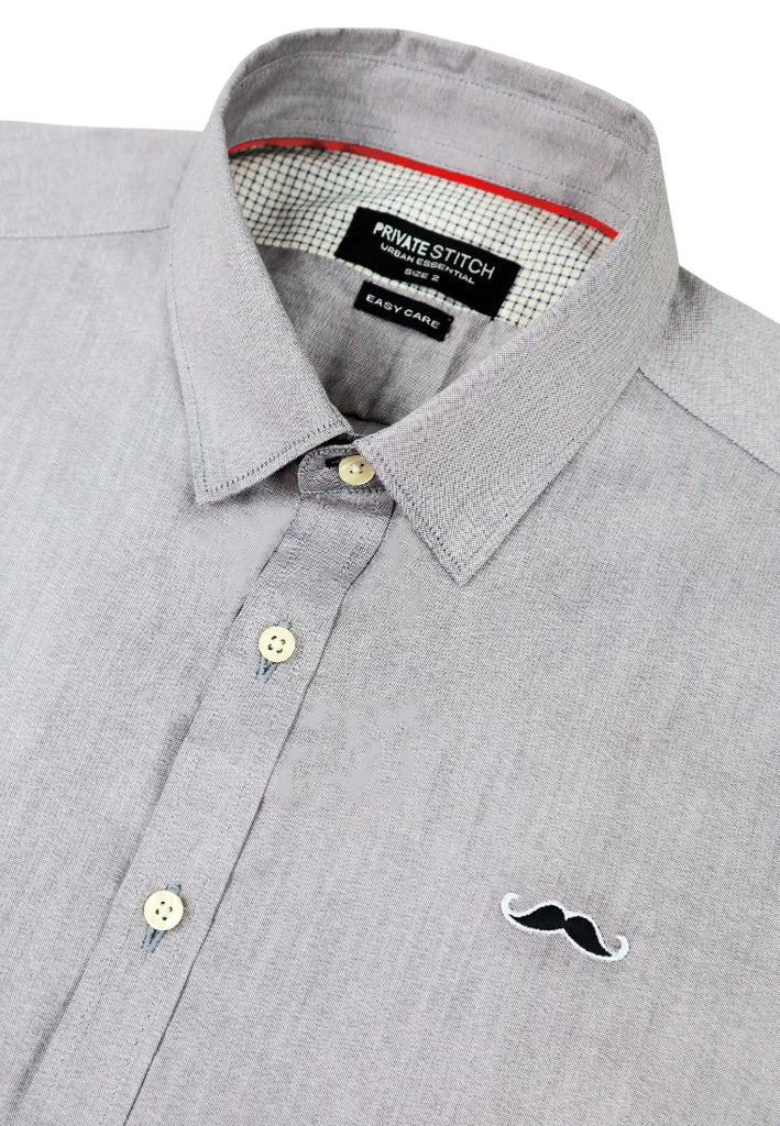 PRIVATE STITCH Signature Moustache Shirt