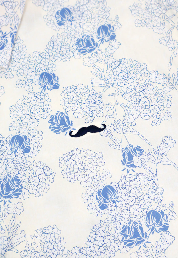 PRIVATE STITCH Signature Moustache Floral Shirt