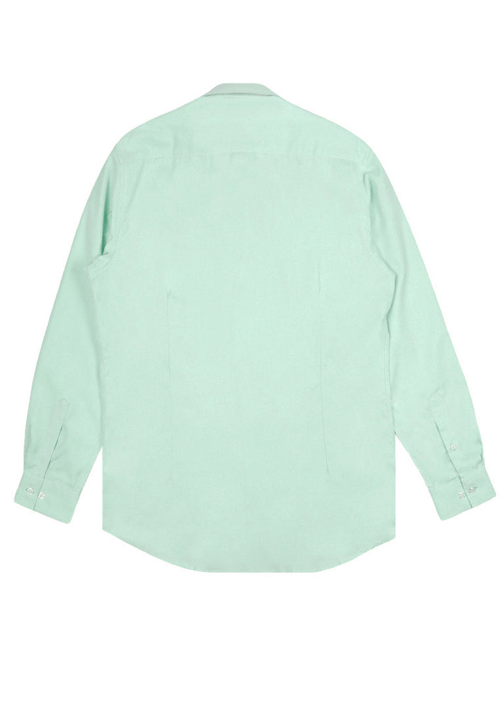 PRIVATE STITCH Signature Moustache Long Sleeve Shirt - Green