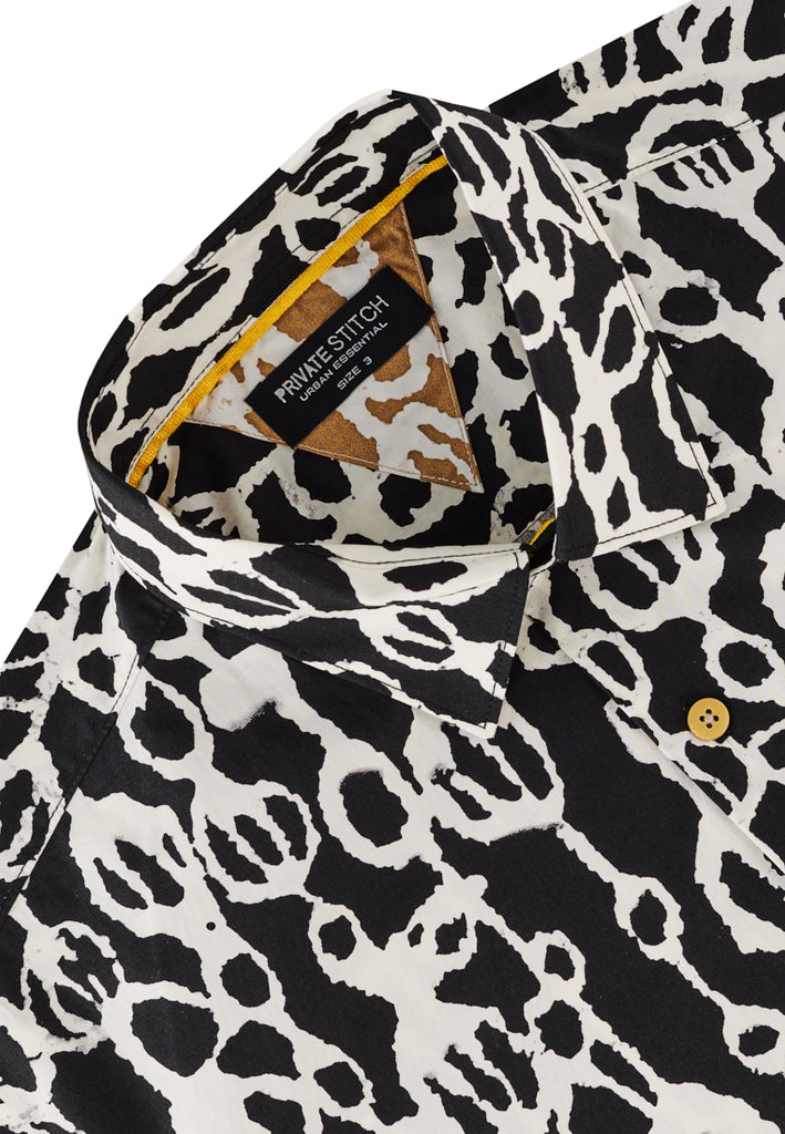 PRIVATE STITCH Patterned Bloom Floral Shirt