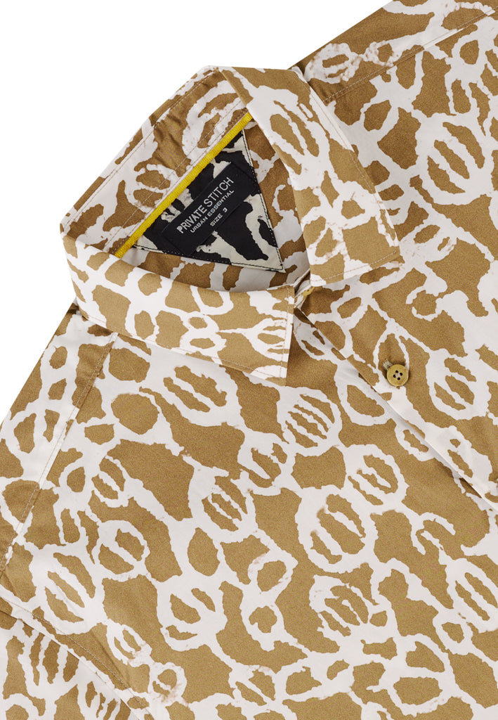 PRIVATE STITCH Patterned Bloom Floral Shirt