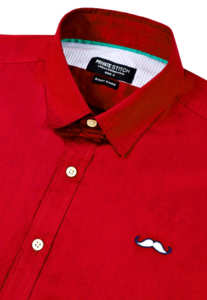 PRIVATE STITCH Signature Moustache Shirt