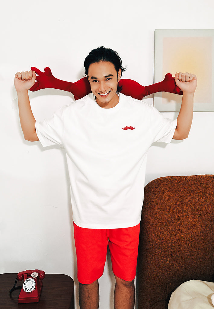 PSG By PRIVATE STITCH StacheCode White Tee
