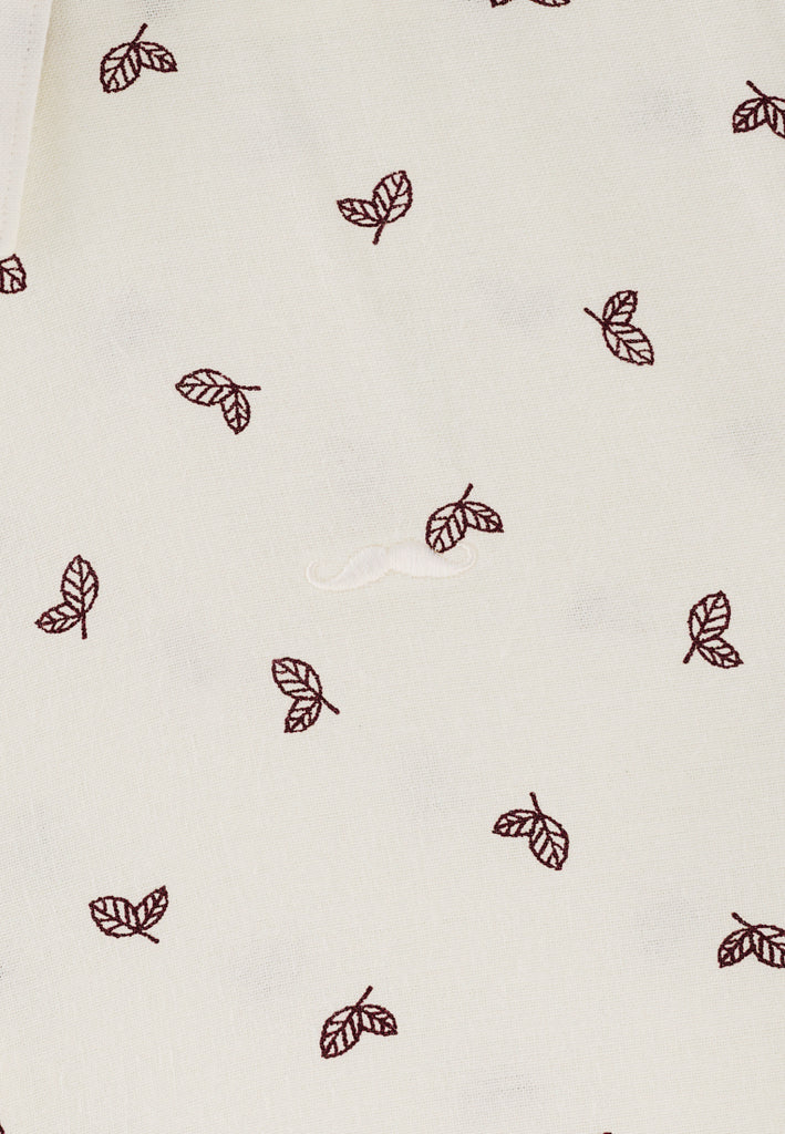 PRIVATE STITCH Leaf Whisper Floral Shirt