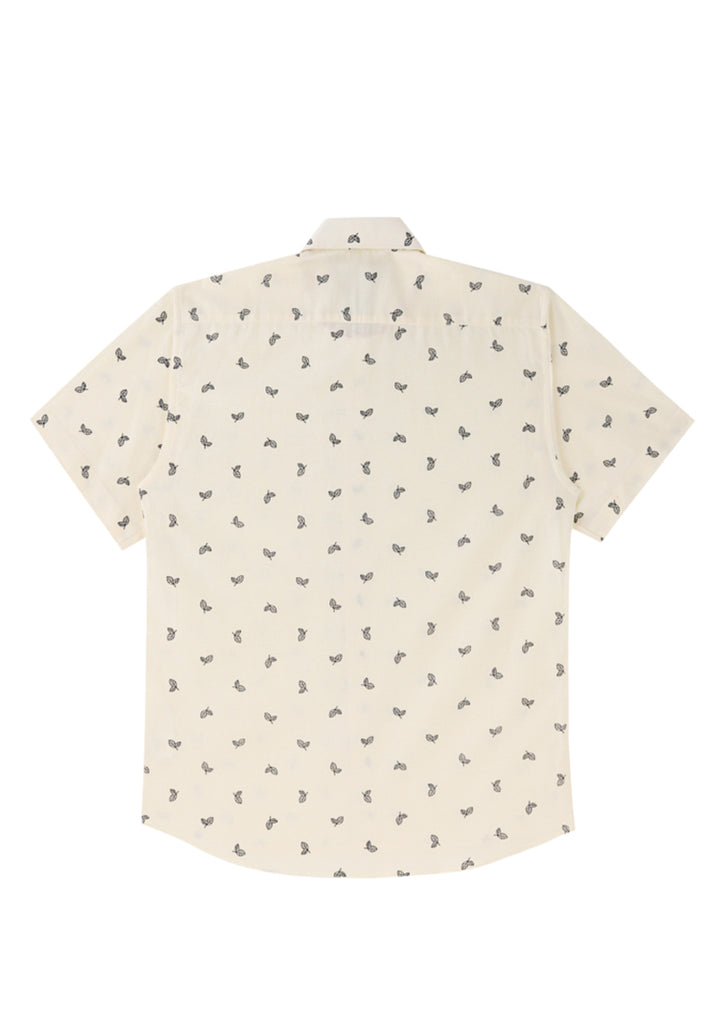PRIVATE STITCH Leaf Whisper Floral Shirt