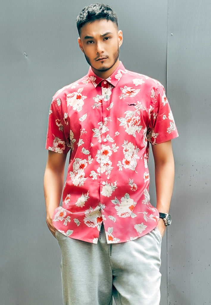 PRIVATE STITCH Signature Moustache Bloom & Threads Fusion Shirt