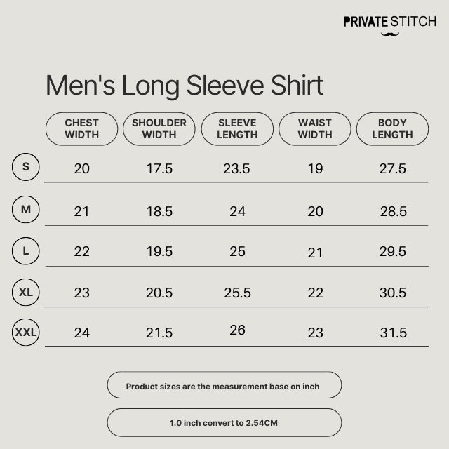 PRIVATE STITCH Signature Moustache Blue Bloom Paradise Long Sleeve Shirt