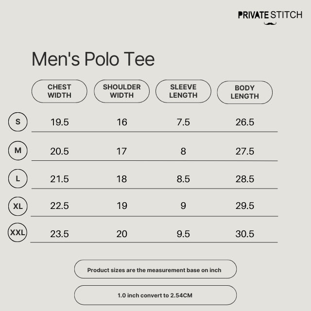 Private Stitch Signature Moustache Striped Polo Tees - Yellow