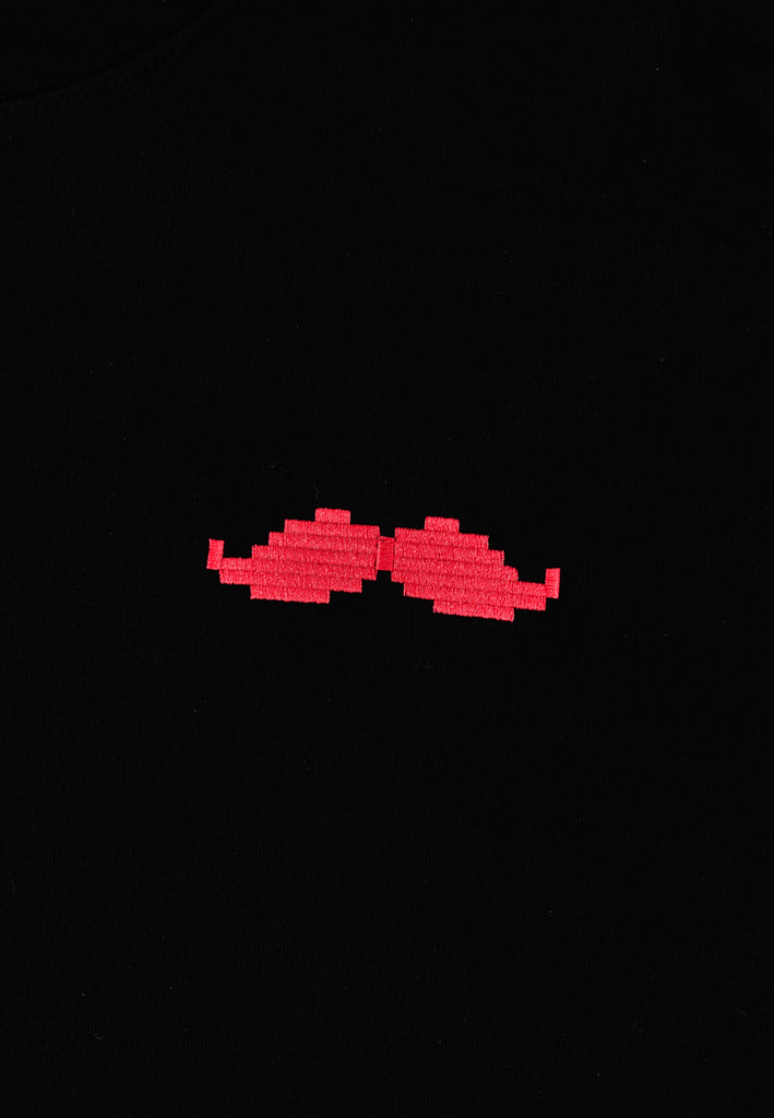 PSG By PRIVATE STITCH StacheCode Black Tee