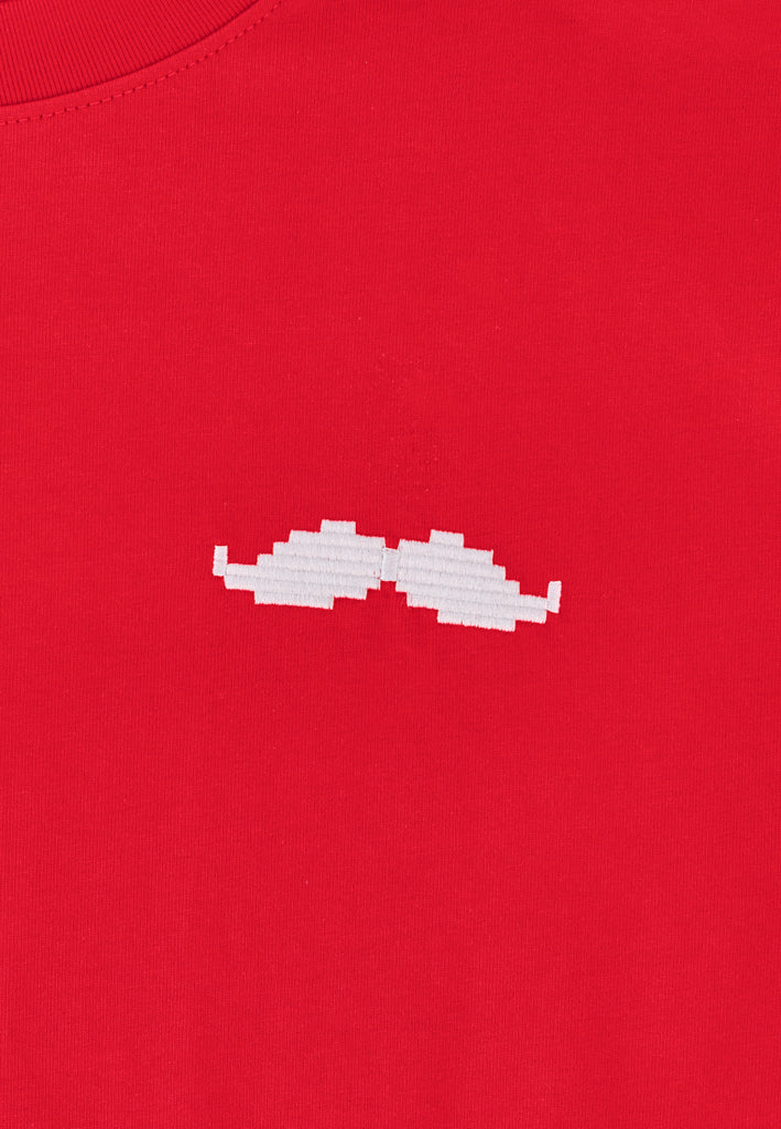 PSG By PRIVATE STITCH StacheCode Red Tee