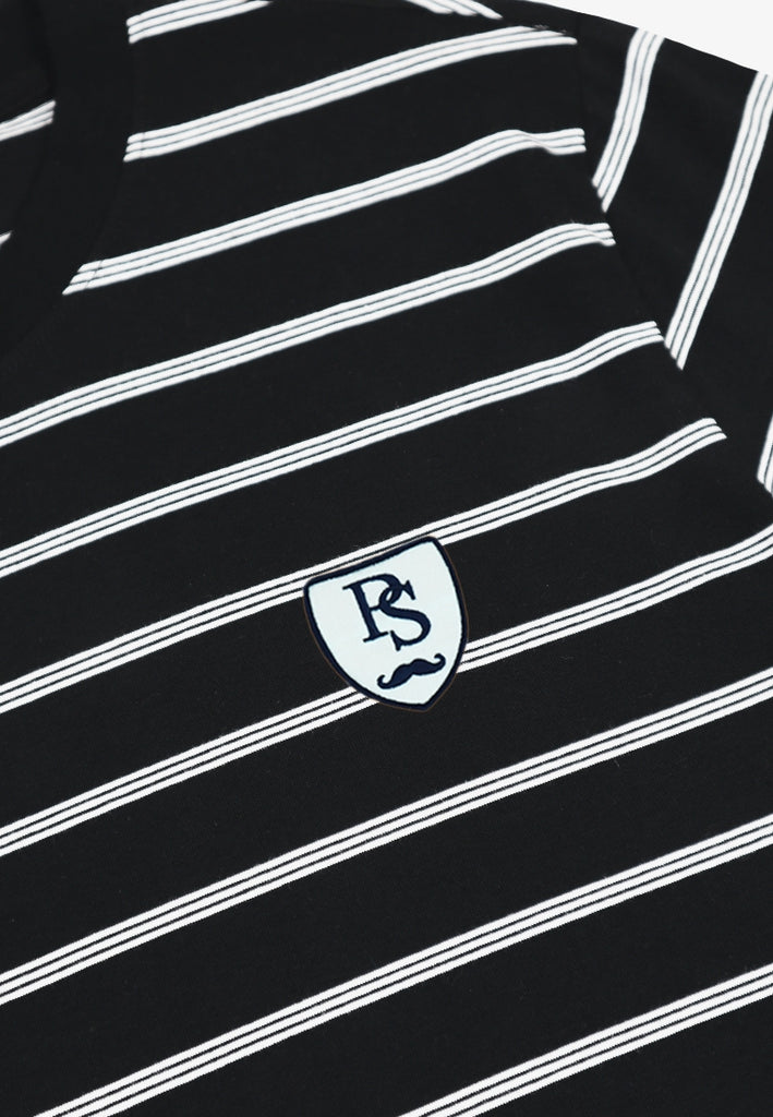 Private Stitch Signature Moustache Striped Tee