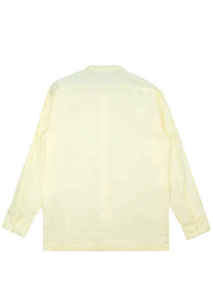 PRIVATE STITCH Signature Moustache Mandarin Collar Shirt