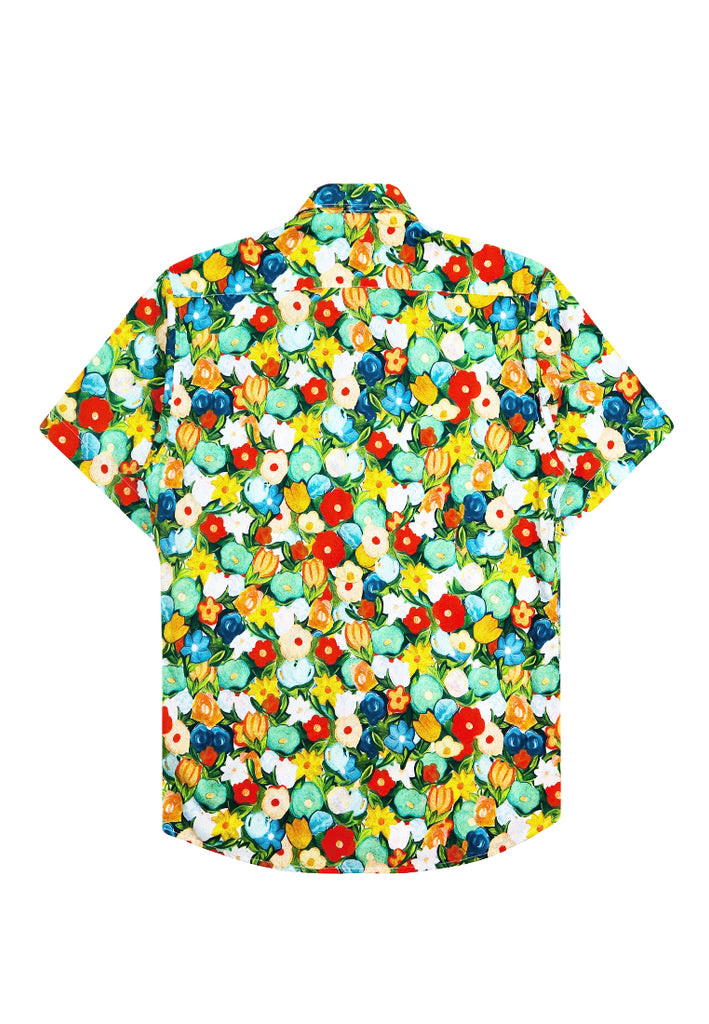 PRIVATE STITCH Tropical Bloom Floral Shirt