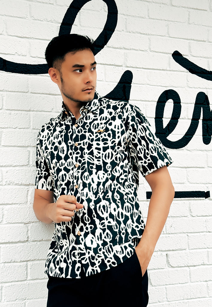 PRIVATE STITCH Patterned Bloom Floral Shirt