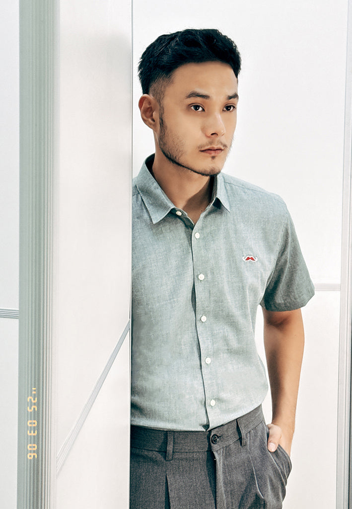 PRIVATE STITCH Signature Moustache Shirt