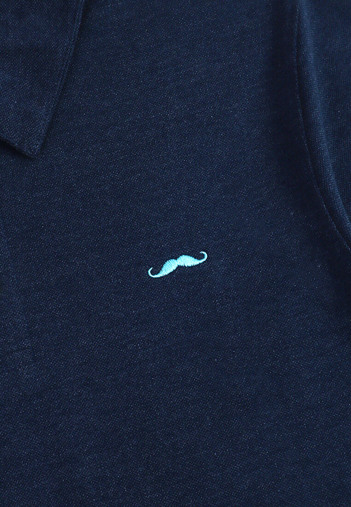 PRIVATE STITCH Signature Moustache Polo Shirt