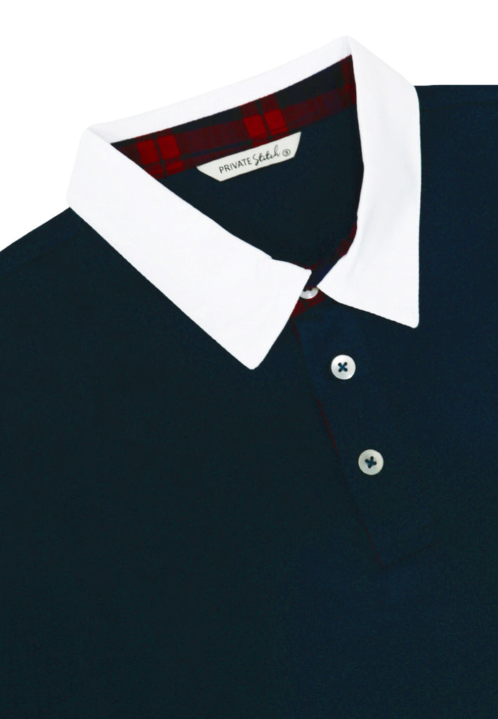 PRIVATE STITCH Signature Moustache Polo Shirt