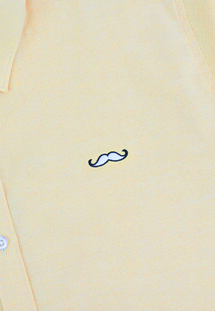 PRIVATE STITCH Signature Moustache Short Sleeve Shirt