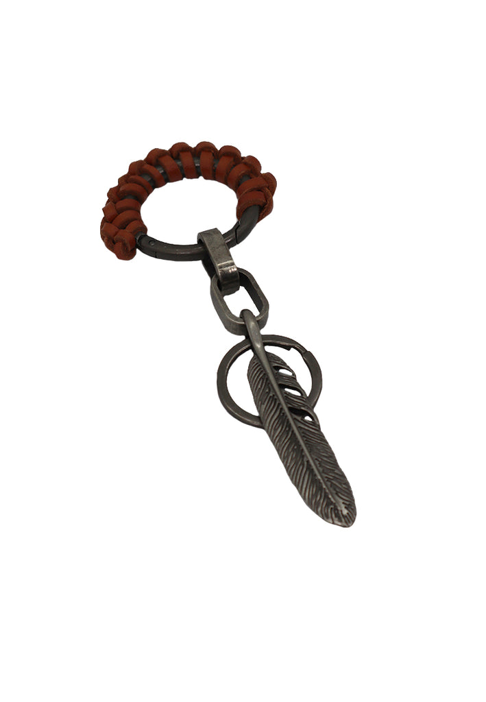 PSG BY PRIVATE STITCH Stylish Key Ring - Brown