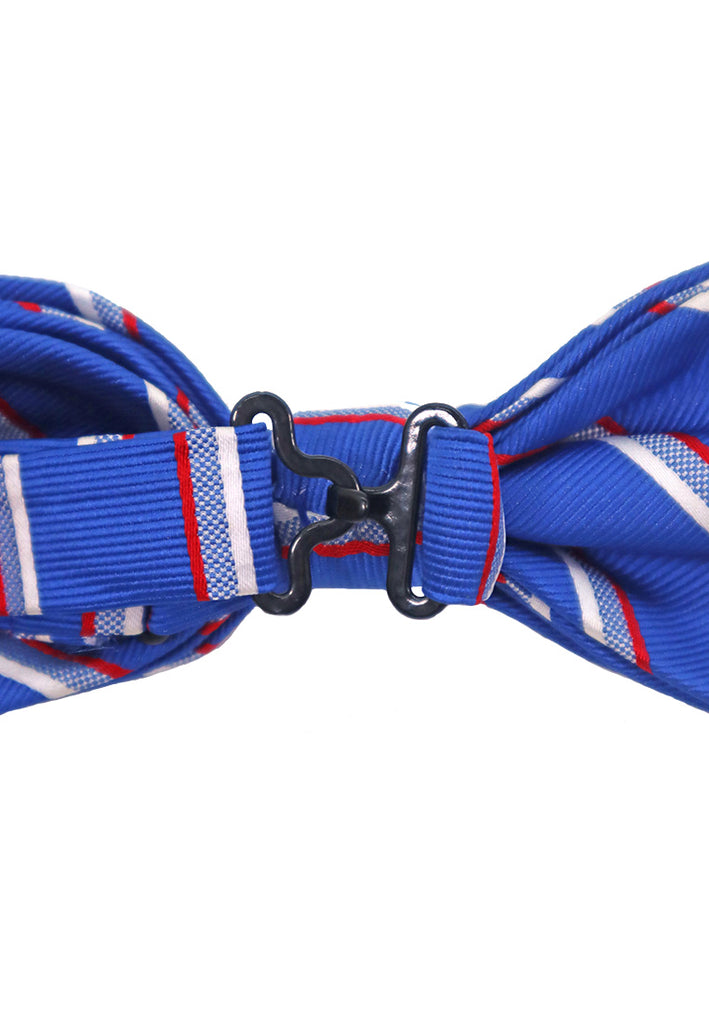 Private Stitch Pre-tied Bow Tie - Blue