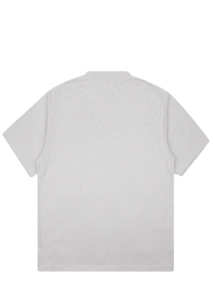 PSG BY PRIVATE STITCH Mock Neck Oversized Tee - Grey