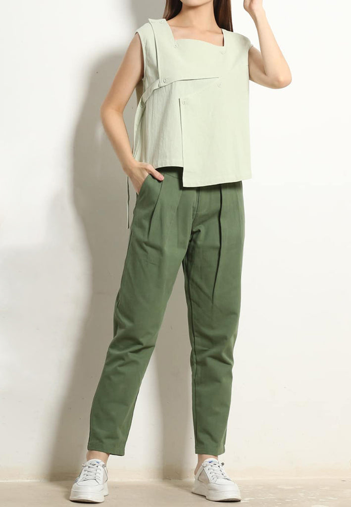PSG X VIL-LIAMOOI Ladies Regular Fit Trousers - Green