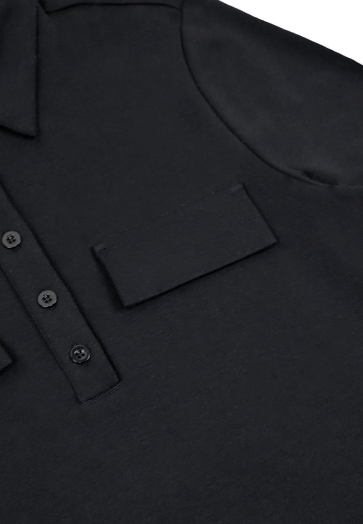 PSG X VIL-LIAMOOI Ladies Collared Midi Dress - Black
