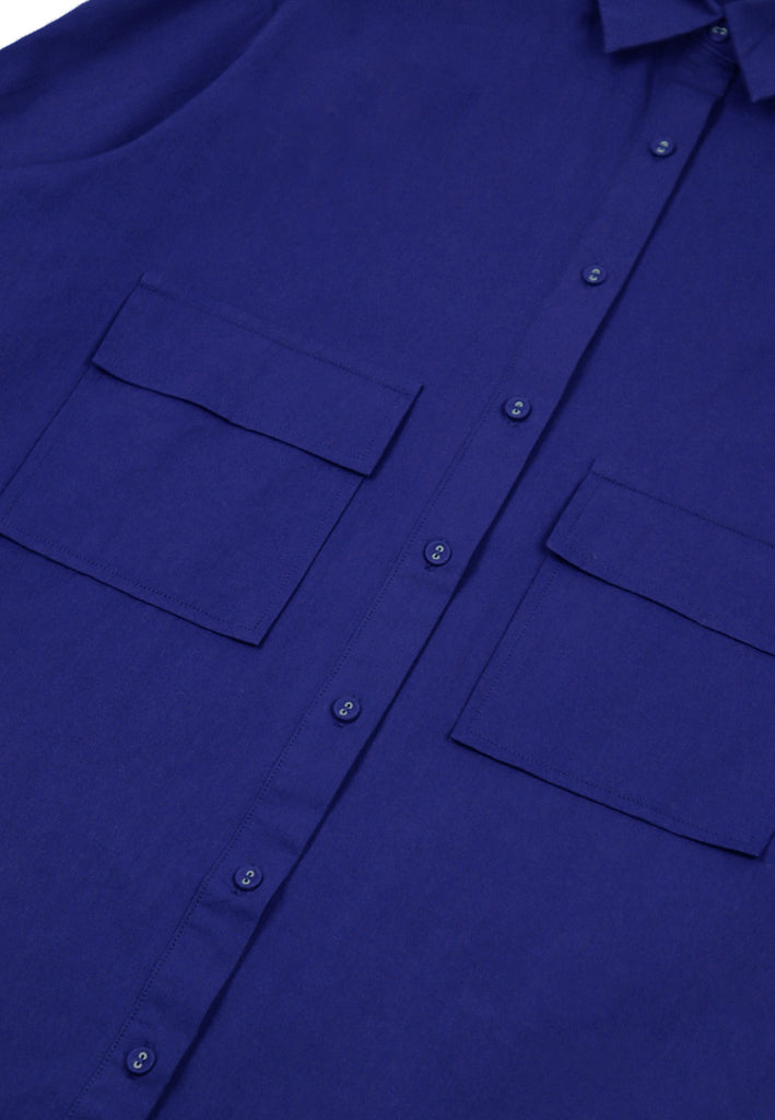 PSG X VIL-LIAMOOI Ladies Midi Shirt Dress - Navy