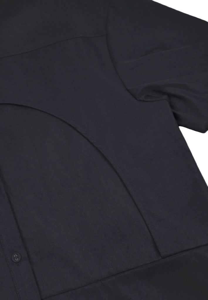 PSG X VIL-LIAMOOI Ladies Collared Button Down Dress - Black