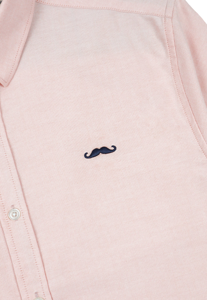Private Stitch Signature Moustache Shirt - Orange